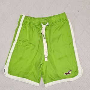Hollister Green Track Shorts Mens MEDIUM Casual Activewear Athleisure Athletic